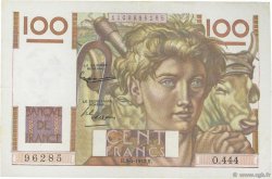 100 Francs JEUNE PAYSAN FRANCE  1952 F.28.32 TTB+