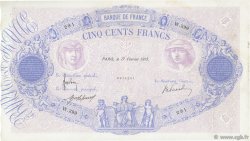 500 Francs BLEU ET ROSE FRANKREICH  1915 F.30.22 S