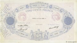 500 Francs BLEU ET ROSE FRANCE  1936 F.30.37
