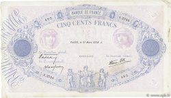 500 Francs BLEU ET ROSE modifié FRANCE  1938 F.31.07 TB+