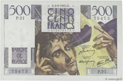 500 Francs CHATEAUBRIAND FRANCE  1945 F.34.02 SPL+