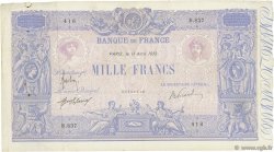 1000 Francs BLEU ET ROSE FRANCE  1913 F.36.27 TB
