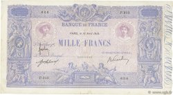 1000 Francs BLEU ET ROSE FRANCE  1915 F.36.29 TB