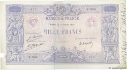 1000 Francs BLEU ET ROSE FRANCE  1925 F.36.41 VF+