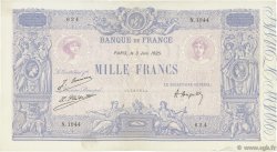 1000 Francs BLEU ET ROSE FRANCE  1925 F.36.41 TTB+