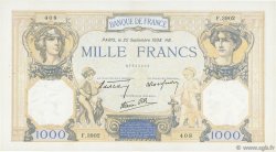 1000 Francs CÉRÈS ET MERCURE type modifié FRANCE  1938 F.38.27