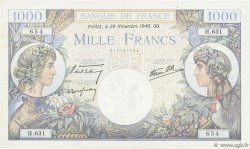 1000 Francs COMMERCE ET INDUSTRIE FRANCE  1940 F.39.02 SUP