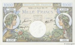 1000 Francs COMMERCE ET INDUSTRIE FRANCE  1941 F.39.04 SUP+