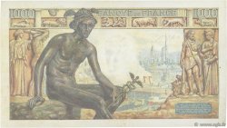 1000 Francs DÉESSE DÉMÉTER FRANCE  1942 F.40.11 TTB+
