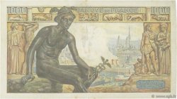 1000 Francs DÉESSE DÉMÉTER FRANCE  1943 F.40.16 TTB