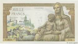 1000 Francs DÉESSE DÉMÉTER FRANCIA  1943 F.40.25 AU