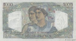 1000 Francs MINERVE ET HERCULE FRANCE  1949 F.41.30