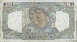 1000 Francs MINERVE ET HERCULE FRANCE  1950 F.41.31 TB