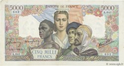 5000 Francs EMPIRE FRANÇAIS FRANCE  1945 F.47.27 pr.TTB