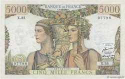 5000 Francs TERRE ET MER FRANCE  1949 F.48.02 TTB