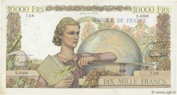 10000 Francs GÉNIE FRANÇAIS FRANCE  1954 F.50.70 TB+