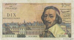10 Nouveaux Francs RICHELIEU FRANCE  1962 F.57.19 pr.TB