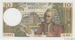 10 Francs VOLTAIRE FRANCIA  1969 F.62.38 EBC+