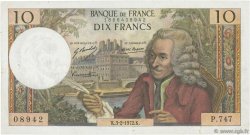 10 Francs VOLTAIRE FRANCE  1972 F.62.54 TTB