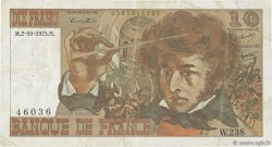 10 Francs BERLIOZ FRANCE  1975 F.63.13 TB