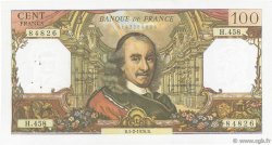 100 Francs CORNEILLE FRANKREICH  1970 F.65.30 fVZ