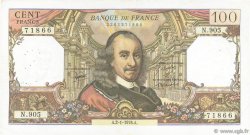 100 Francs CORNEILLE FRANKREICH  1976 F.65.51