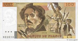100 Francs DELACROIX modifié FRANCIA  1979 F.69.02b
