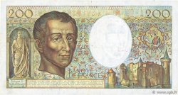 200 Francs MONTESQUIEU FRANCE  1981 F.70.01 pr.TTB