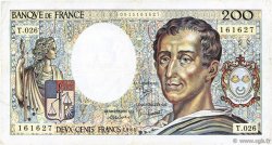 200 Francs MONTESQUIEU FRANCE  1984 F.70.04 TB