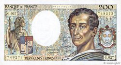 200 Francs MONTESQUIEU FRANCIA  1985 F.70.05