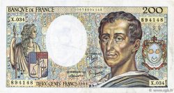 200 Francs MONTESQUIEU FRANCE  1985 F.70.05 TB+