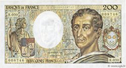200 Francs MONTESQUIEU FRANCE  1987 F.70.07 VF