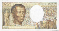200 Francs MONTESQUIEU FRANCE  1988 F.70.08 TB