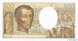 200 Francs MONTESQUIEU FRANCE  1989 F.70.09 pr.SUP