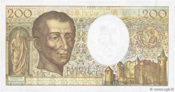 200 Francs MONTESQUIEU FRANCE  1990 F.70.10a TTB