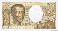 200 Francs MONTESQUIEU FRANCE  1992 F.70.12b SUP
