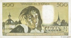 500 Francs PASCAL FRANCE  1971 F.71.06 pr.TTB
