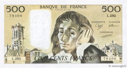 500 Francs PASCAL FRANCE  1989 F.71.40