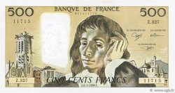 500 Francs PASCAL FRANCE  1990 F.71.45 SUP
