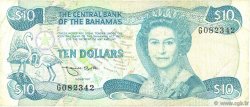 10 Dollars BAHAMAS  1984 P.46b TB