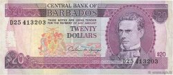 20 Dollars BARBADE  1993 P.44 TTB