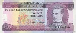 20 Dollars BARBADOS  1993 P.44