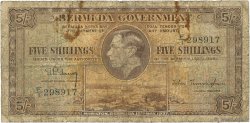 5 Shillings BERMUDES  1937 P.08b B