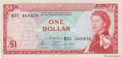 1 Dollar CARAÏBES  1965 P.13e TTB+