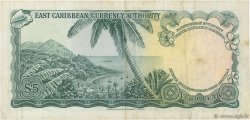 5 Dollars CARAÏBES  1965 P.14a TTB