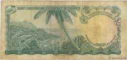 5 Dollars CARAÏBES  1965 P.14e TB