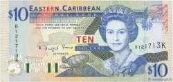 10 Dollars EAST CARIBBEAN STATES  1994 P.32k