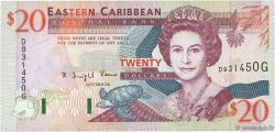 20 Dollars EAST CARIBBEAN STATES  1994 P.33g