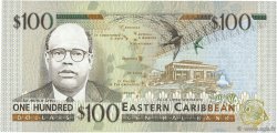 100 Dollars EAST CARIBBEAN STATES  1998 P.36g FDC