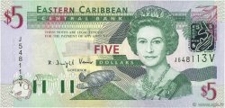 5 Dollars CARAÏBES  2003 P.42v NEUF
